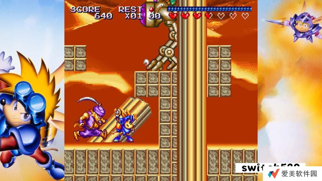 【美版】火箭骑士历险记:重闪合集 .Rocket Knight Adventures: Re-Sparked! 英语_1