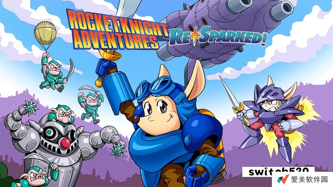 【美版】火箭骑士历险记:重闪合集 .Rocket Knight Adventures: Re-Sparked! 英语_0