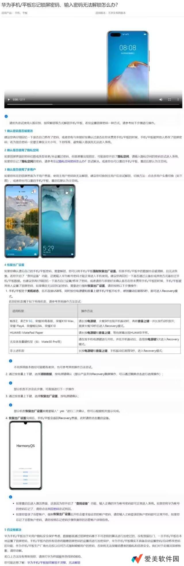 华为手机数据安全性示意图