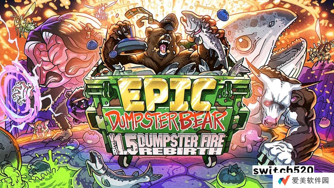 【美版】史诗*箱之熊1.5 DX:*火重生 .Epic Dumpster Bear 1.5 DX 中文_0