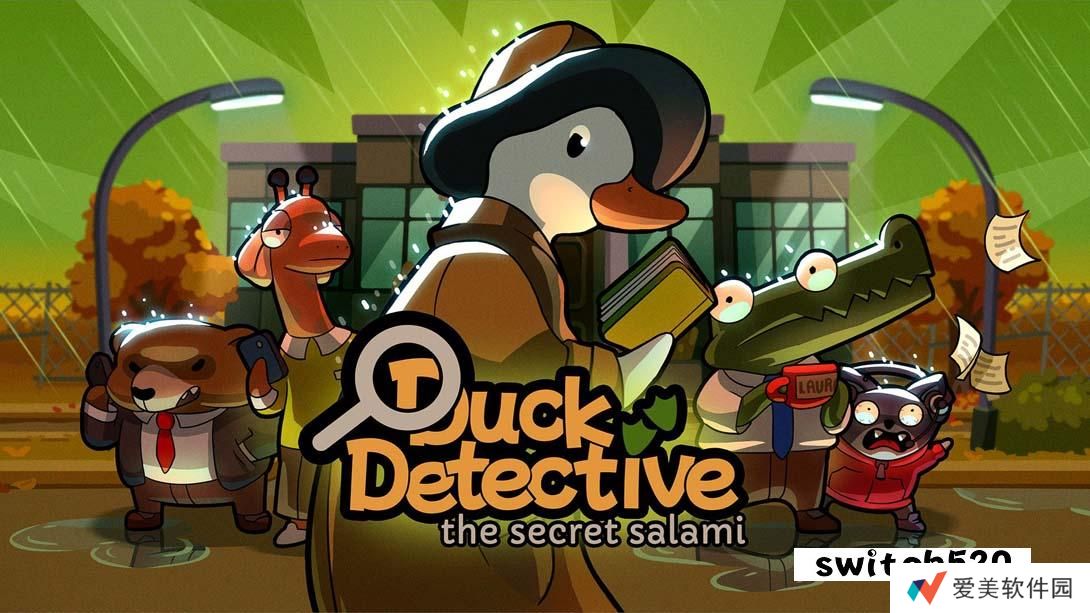 【美版】鸭子侦探:秘密萨拉米 .Duck Detective: The Secret Salami 英语_0