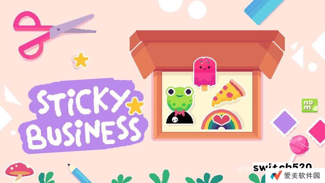【美版】小小贴纸铺 .Sticky Business 中文_0
