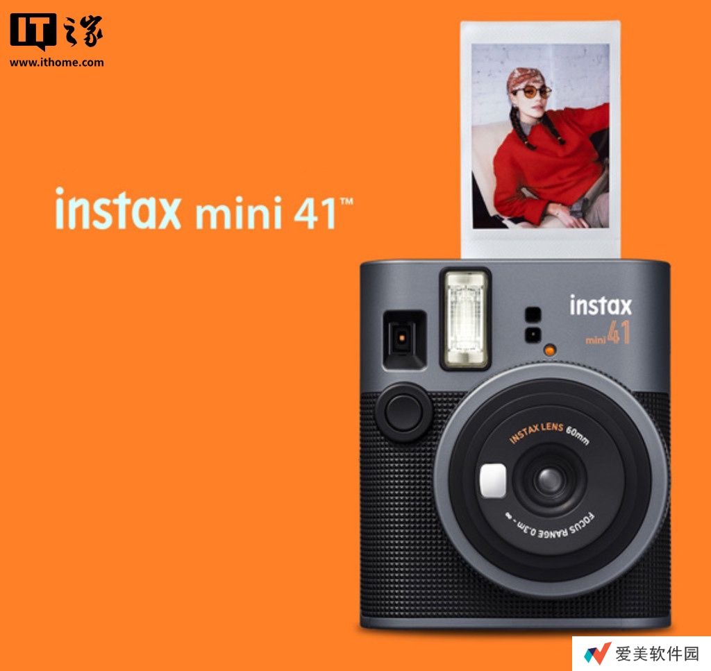 富士发布 Instax mini 41 拍立得相机：经典设计，礼盒装售价 999 元